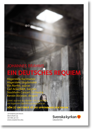Affisch Brahms Requiem