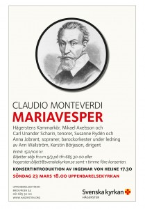 Monteverdi affisch